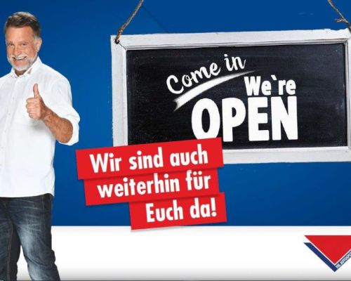 Wir sind auch weiterhin für Euch da!